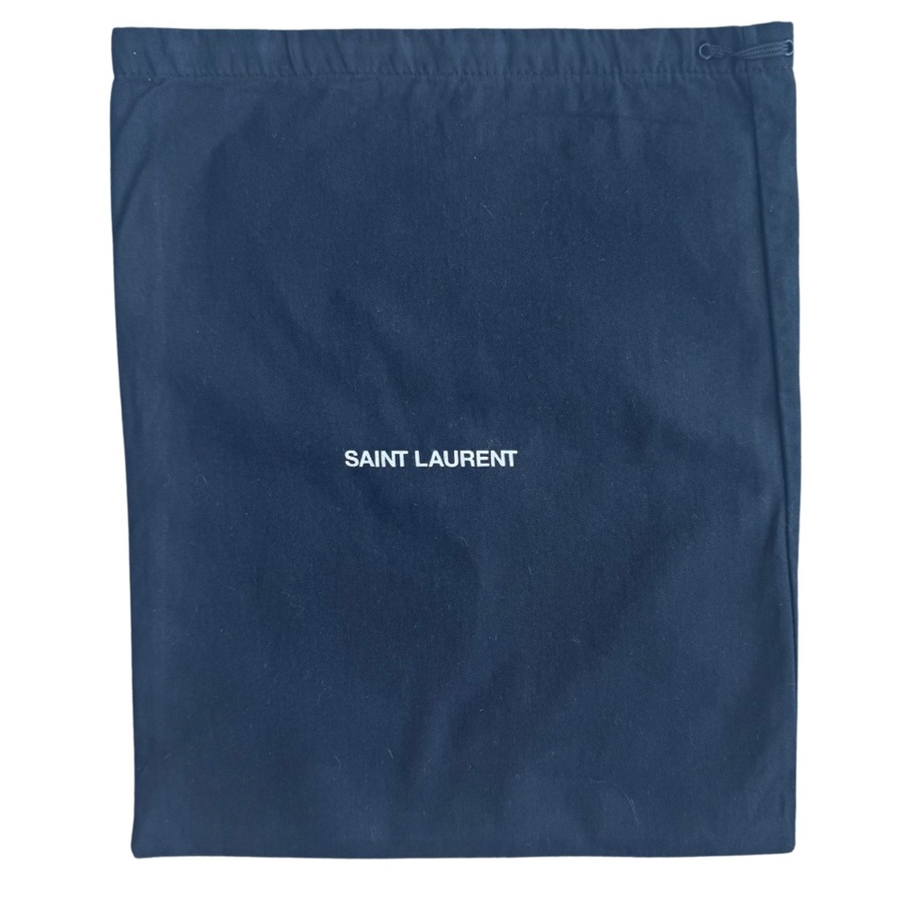 Saint Laurent Jet Black Dust Bag Cover 14.5” X 12” Like New